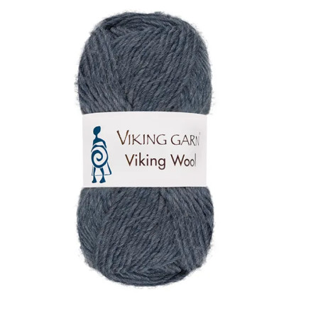 Viking Garn Wool Jeansblå 527