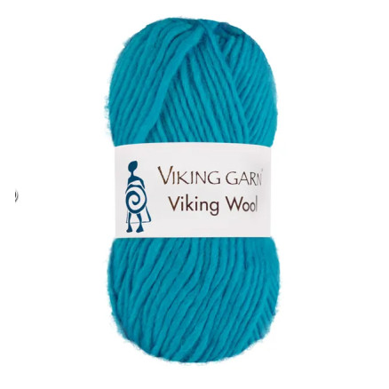 Viking Garn Wool Mørk turkis 528