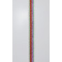 Elastikbånd 25mm Sølv/Lilla/Rød/Grøn m/ Lurex - 50 cm