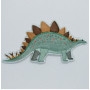 Strygemærke Stegosaurus 8 x 4 cm