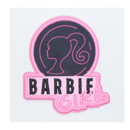 Billede af Strygemærke Barbie Girl 7 x 7,5 cm