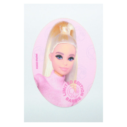 4: Strygemærke Barbie Limited Edition oval 8 x 11 cm