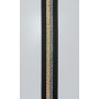 Taskestrop Polyester 38mm Sort/Guld/Sølv m/ Lurex - 50 cm