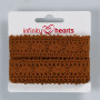 Infinity Hearts Blondebånd Polyester 25mm 4 Brun - 5m