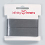 Infinity Hearts Refleksbånd 20mm Grå - 5m
