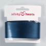 Infinity Hearts Satinbånd Dobbeltsidet 38mm 369 Military Blue - 5m