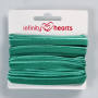 Infinity Hearts Pipingbånd Stretch 10mm 587 Grøn - 5m