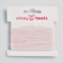 Infinity Hearts Satinbånd Dobbeltsidet 3mm 117 Lys Pink - 5m
