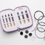 KnitPro J'Adore Cubics Special Undskiftelige Rundpindesæt 60-80-100 cm 4-8 mm 7 størrelser