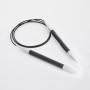 KnitPro Karbonz Asymmestrisk Rundpinde Kulfiber 25 cm 2,25mm