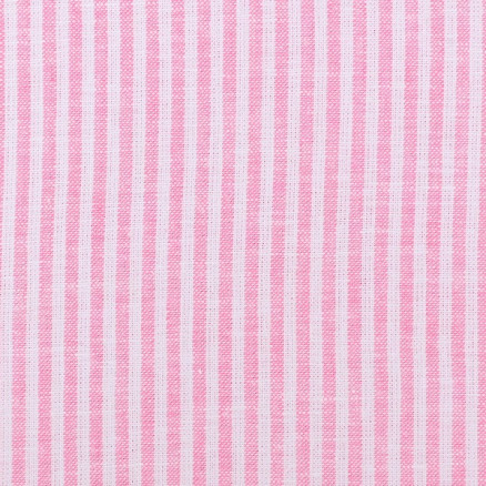 Hør/Bomuld Jersey Striber Stof 150cm 2217 Pink- 50cm