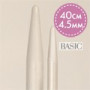 Drops Basic Rundpinde Aluminium 40cm 4.50mm / 15.7in US 7