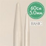 Drops Basic Rundpinde Aluminium 60cm 5.00mm / 23.6in US 8